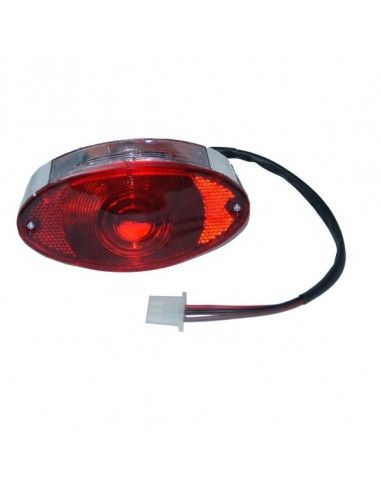 Lampa tylna do Bashan 200 z plastikowym lustrem