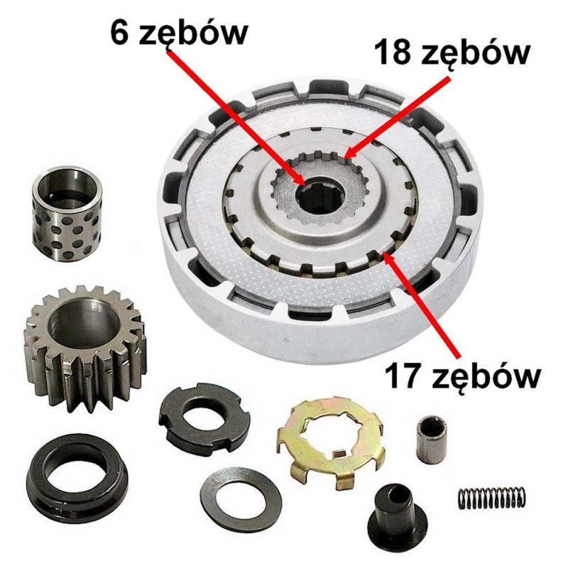 Sprzęgło do Barton FR 50 + zestaw włączający i tarcze